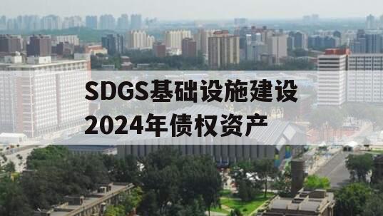 SDGS基础设施建设2024年债权资产